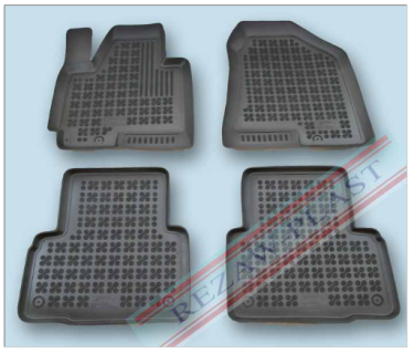 Rubber floor mat  set  Hyundai ix35 (2010-) with edges