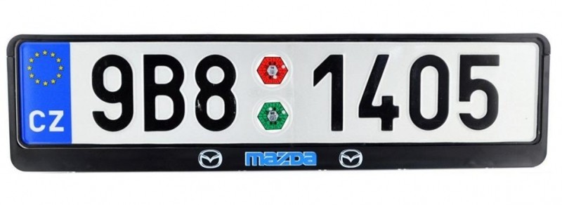2pcs x Plate number holder - Mazda