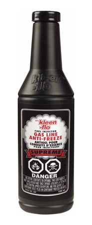 Gas Line Anti-Freeze (Absorb water in gas tank) - Kleen-flo, 150ml. 