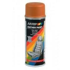 Vinyl and leather spray paint (orange-brown) - MOTIP 04237, 200ml.  