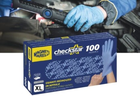 Disposable nitrile gloves - Magneti Marelli , size L , 100pcs. 