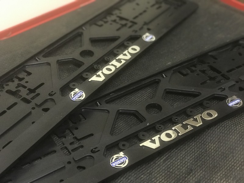 2pcs x 3D number plate holder - VOLVO