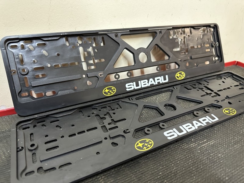 2PCS x Plate number holder - SUBARU