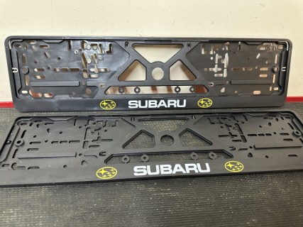 2PCS x Plate number holder - SUBARU
