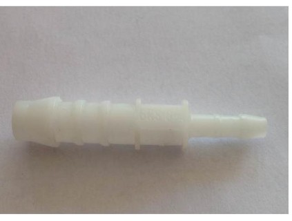 Connector (straight). D1=8mm & D2=4mm.