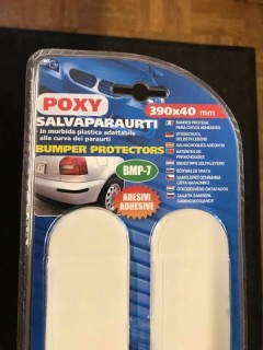 2PCS White color bumper protectors 39x40cm 