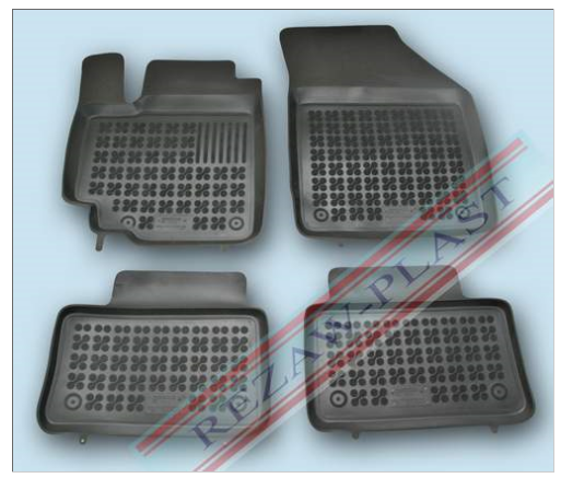 Rubber floor mat set Suzuki Alto (2008-)