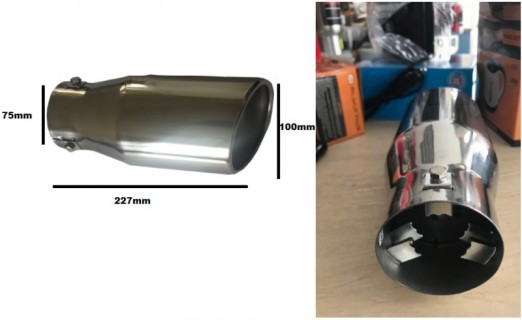 Muffler pipe end