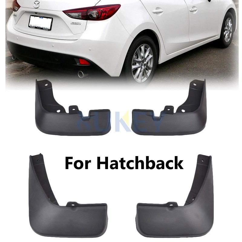 Mud flaps set Mazda 3 (2014-2017) 