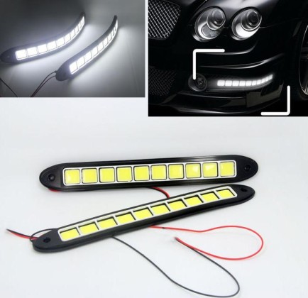 LED DRL (white light), L17cm, 12V 