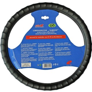 Steering wheel cover black color, 37-39cm 