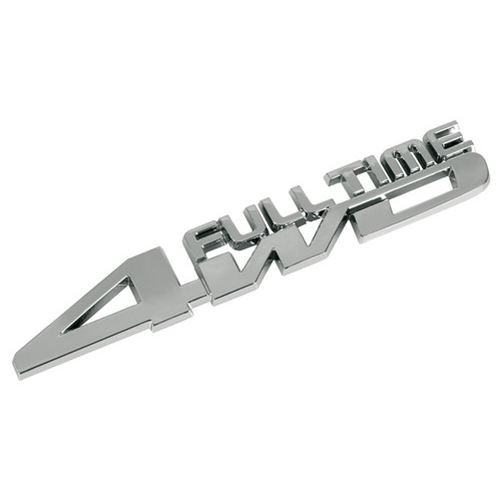 Chromed 3D emblem - Full Time 4WD