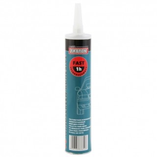 Poliuretan glass glue, black, 310ml. (FAST DRYING)