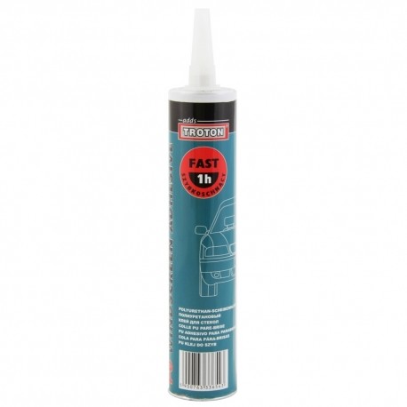 Poliuretan glass glue, black, 310ml. (FAST DRYING)
