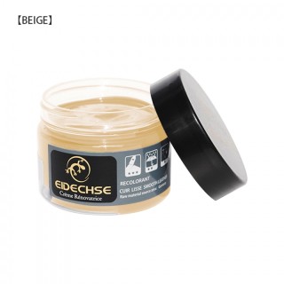 Beaige color Leather restoration and repair cream-gel, 50ml.