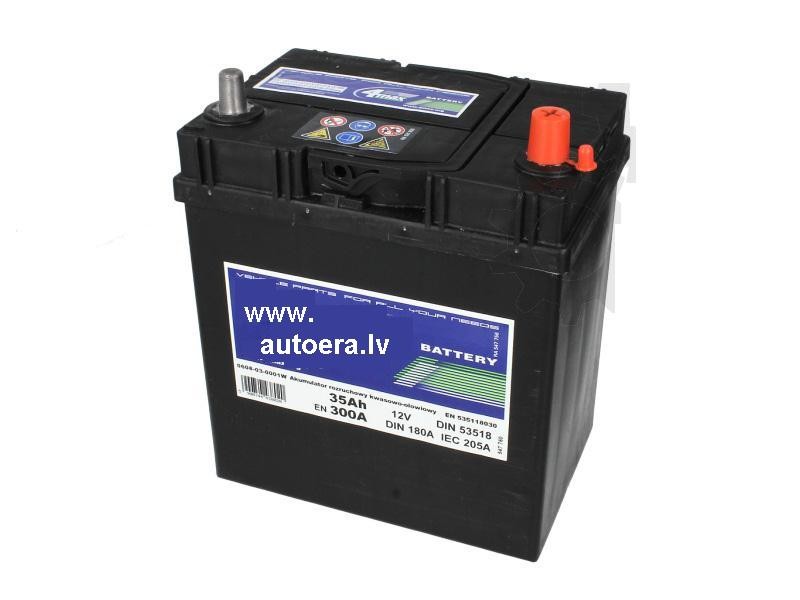 Moto battery AD 35AH 300A, 12V (-/+) 