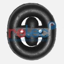 Muffler rubber fitting