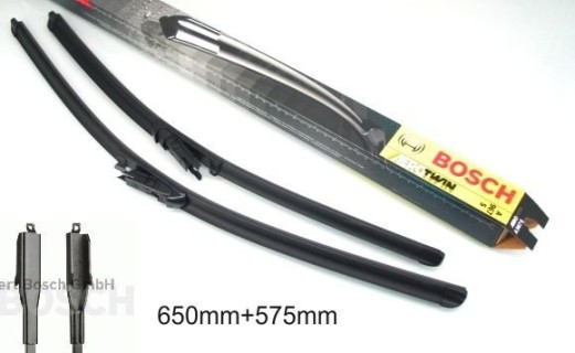 Wiper blade set BOSCH - Mercedes-Benz A-class W169 / B-class W245, 65+58cm