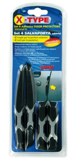 Black/chrome door protectors  X-type 