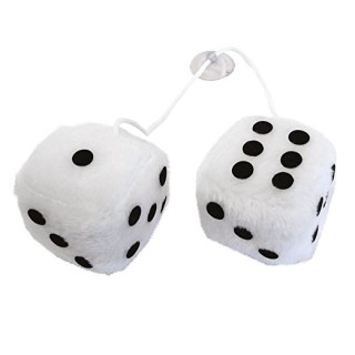 Dices, white