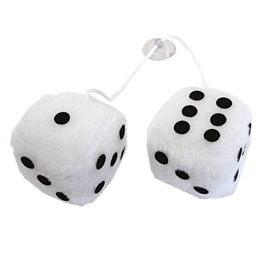 Dices, white