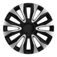 Hubcap set -  AVALONE CARBON, 15" 