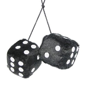 Dices, black