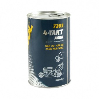 Mineral oil -Mannol 4-Takt AGRO (SAE30), 600ml.
