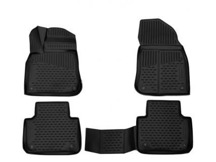 Rubber floor mats set Porsche Cayenne (2017-2024)