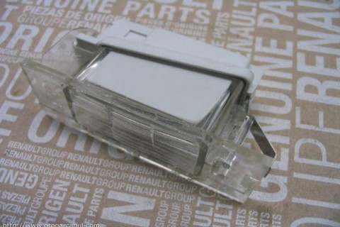 Number plate light Renault Clio (2005-)/Megane (2002-2008)