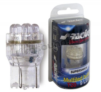 Backwards bulb 8LED,  12V