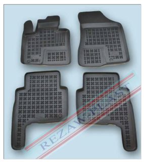 Rubber floor mat set  Kia Sorento (2009-) with edges