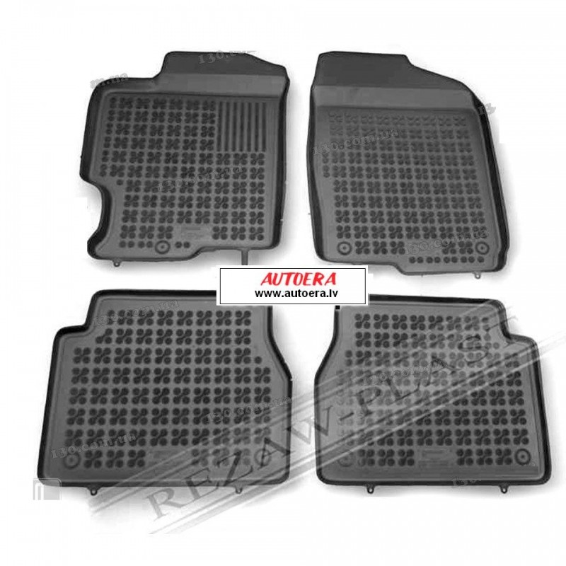 Rubber floor mat  set Mazda 6 (2002-2008) with edges