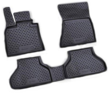 3D Rubber floor mat  set   BMW X6 E71 (2008-2014) with edges 