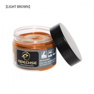Light brown Leather restoration and repair cream-gel, 50ml. 