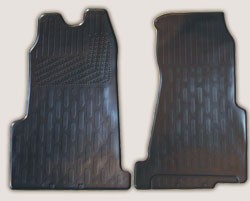 Rubber floor mats set Ford Transit V384/V385 (2000-2006)