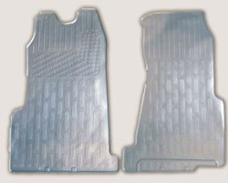 Rubber floor mats set Ford Transit V384/V385 (2000-2006)