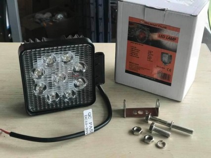 Additonal lamp, 115x60mm, 27W, 9LED