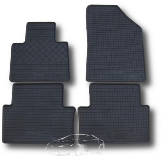 Rubber floor mats set Citroen C5 (2008-) 