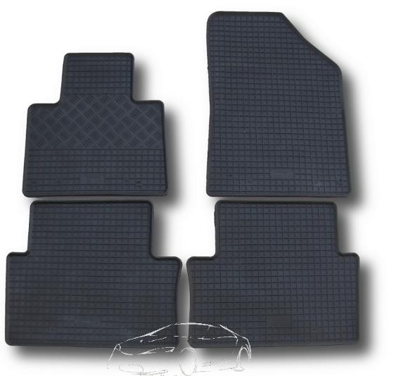 Rubber floor mats set Citroen C5 (2008-) 
