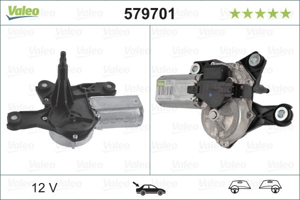 Rear wiperblade motor for  Opel Zafira A (1999-2005)