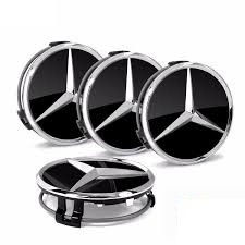 Discs wheel caps set Mercedes-Benz 4x d-75mm 