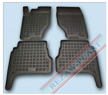 Rubber floor mat set Kia Sorento  (2002-2009) with edges