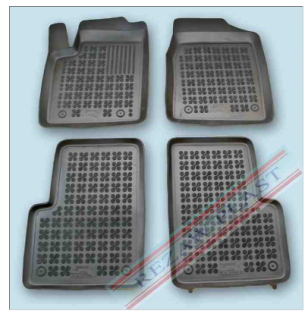 Rubber floor mat  set Ford Ka (2008-) with edges