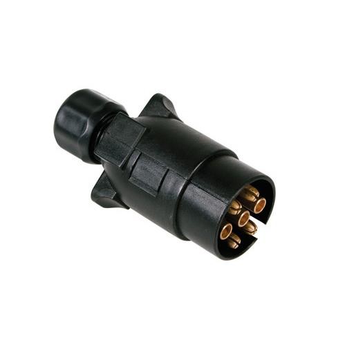 7 poles plug, screw-lock type (female)