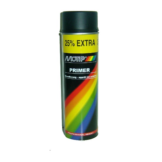 MOTIP SPRAY Putty (black color), 500ml. (+25% EXTRA)