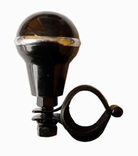 Steering wheel knob, black