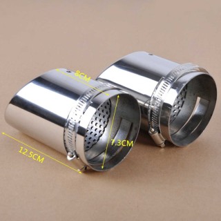 2PCS x muffler end for  VW PASSAT B6 2.0TDI