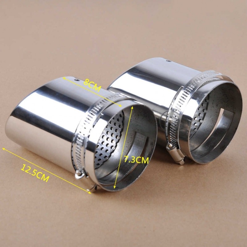 2PCS x muffler end for  VW PASSAT B6 2.0TDI