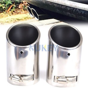 2PCS x muffler end for  VW PASSAT B6 2.0TDI